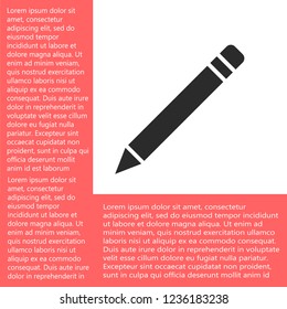 a pen vector icon 10 eps
