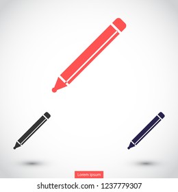 a pen vector icon 10 eps