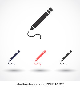 a pen vector icon 10 eps