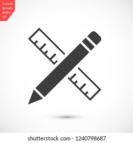 a pen vector icon 10 eps