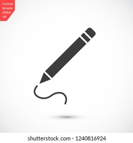 a pen vector icon 10 eps