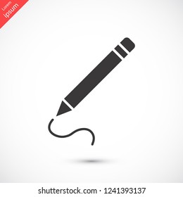 a pen vector icon 10 eps
