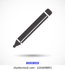 a pen vector icon 10 eps
