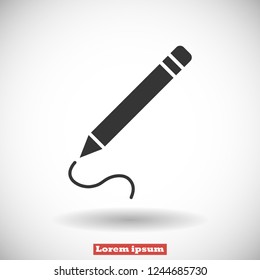 a pen vector icon 10 eps