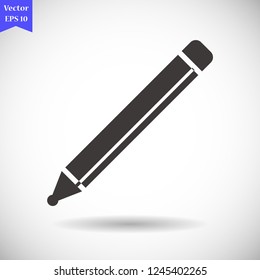 a pen vector icon 10 eps