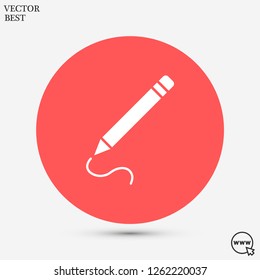 a pen vector icon 10 eps