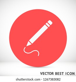 a pen vector icon 10 eps