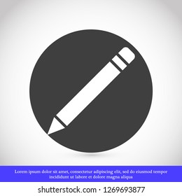 a pen vector icon 10 eps