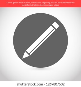 a pen vector icon 10 eps