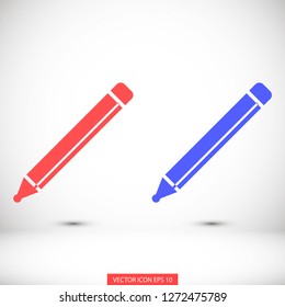 a pen vector icon 10 eps