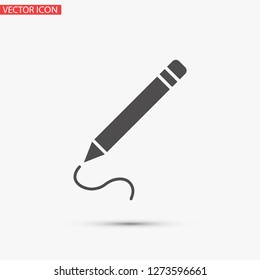 a pen vector icon 10 eps
