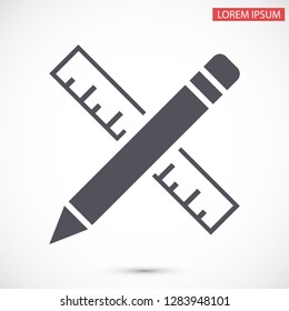 a pen vector icon 10 eps