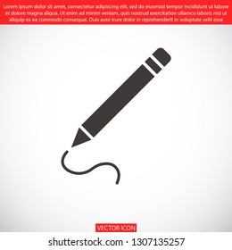 a pen vector icon 10 eps