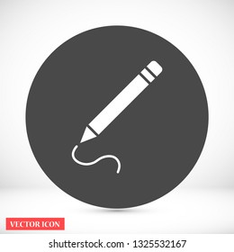 a pen vector icon 10 eps
