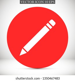 a pen vector icon 10 eps