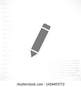a pen vector icon 10 eps , Lorem ipsum Flat design
