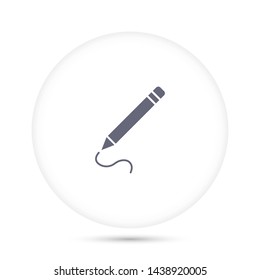 a pen vector icon 10 eps , Lorem ipsum Flat design