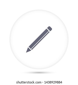 a pen vector icon 10 eps , Lorem ipsum Flat design