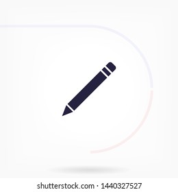 a pen vector icon 10 eps , Lorem ipsum Flat design