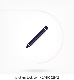 a pen vector icon 10 eps , Lorem ipsum Flat design