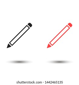 pen vector icon 10 eps , Lorem ipsum flat design