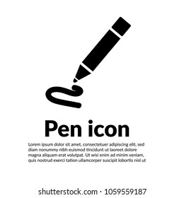 pen vector icon
