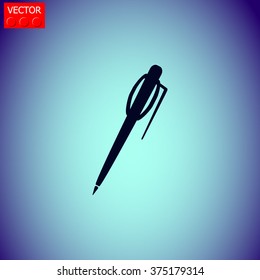 Pen vector icon.