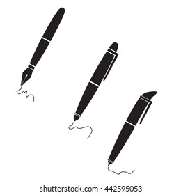 Pen Vector icon