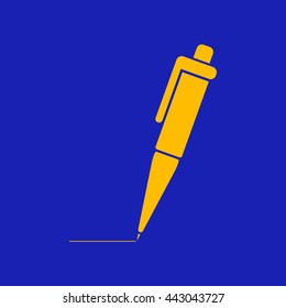 Pen - vector icon.