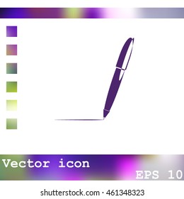 Pen vector icon