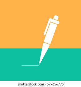 Pen - vector icon.