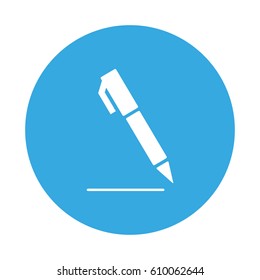 Pen vector icon.