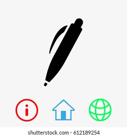 Pen vector icon