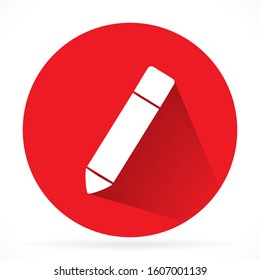 Pen vector icon. Black simple vector icon isolated on white background. vector icon Fountain pen silhouette. Web site page and mobile