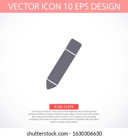 Pen vector icon. Black simple vector icon isolated on white background. vector icon Fountain pen silhouette. Web site page and mobile