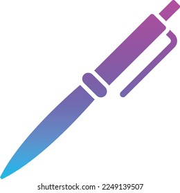 Icono del vector de la pluma. Se puede usar para imprimir, móviles y aplicaciones web.
