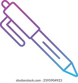 Pen vector icon. Can be used for printing, mobile and web applications.