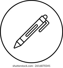 Pen vector icon. Can be used for printing, mobile and web applications.