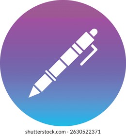 Ícone de vetor de caneta. Pode ser usado para impressão, aplicativos móveis e da Web.