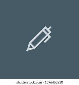 Pen vector icon. Pen concept stroke symbol design. Thin graphic elements vector illustration, outline pattern for your web site design, logo, UI. EPS 10.