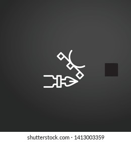 Pen vector icon. Pen concept stroke symbol design. Thin graphic elements vector illustration, outline pattern for your web site design, logo, UI. EPS 10.