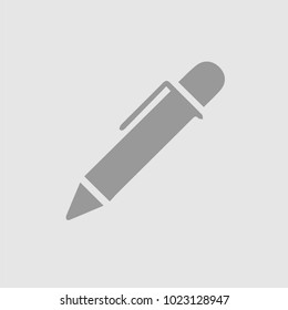 Pen vector icon eps 10. Simple isolated illustration.