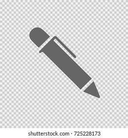 Pen vector icon eps 10. Meat simple isolated illustration.