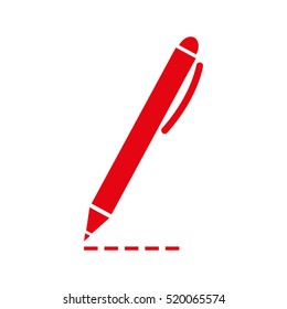 Pen, vector icon, eps10