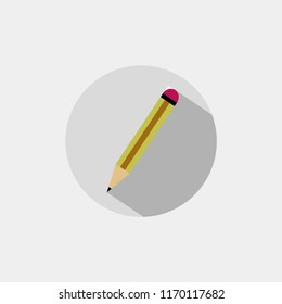 pen vector icon. flat pen icon vector