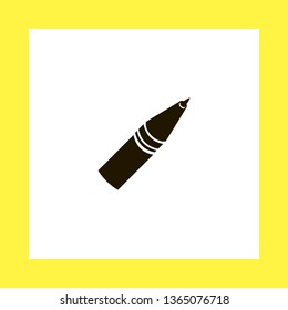 pen vector icon. flat design