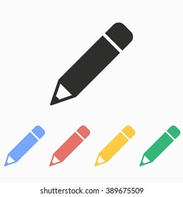 Pen   vector icon. Illustration isolated on white  background for graphic and web design.