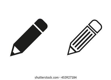 Pen vector icon. Illustration isolated on white background for graphic and web design.