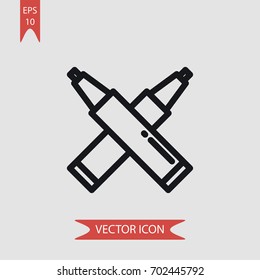Pen vector icon illustration symbol