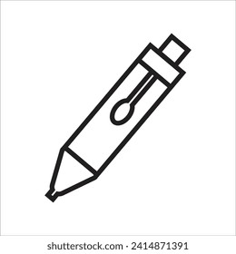 pen vector icon line template